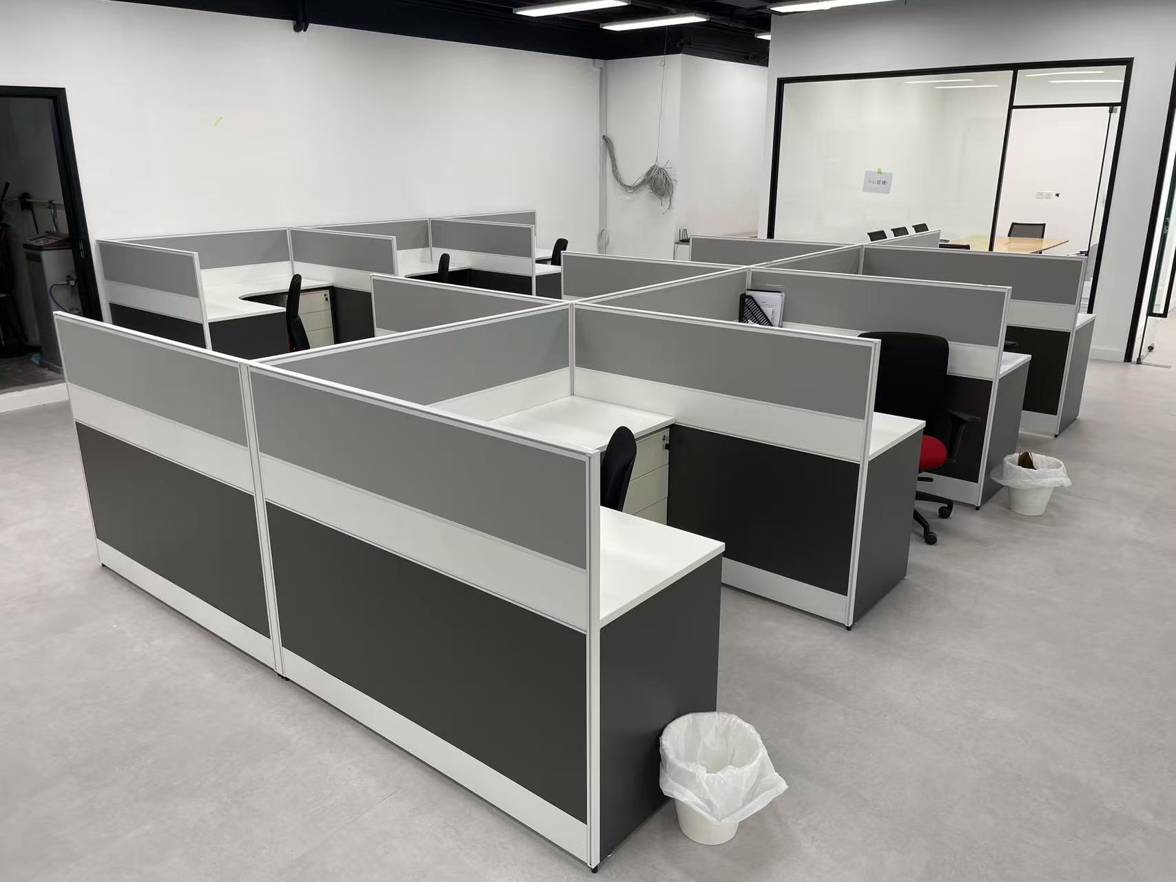 國産品牌全新L型工位員工辦公桌